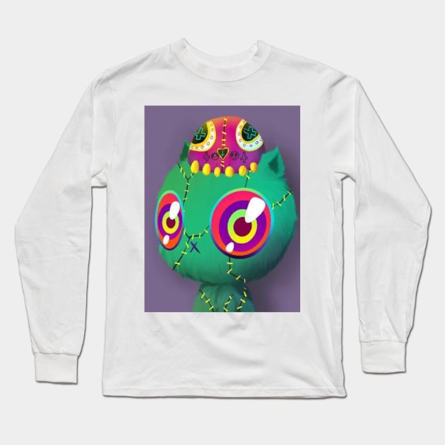 Psycho Kitties #19 Long Sleeve T-Shirt by Zip Kitties